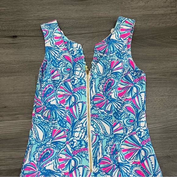 Lilly Pulitzer for Target My Fans Blue Mini Dress 4 - Picture 4 of 6